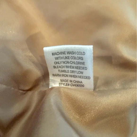 Chelsea & Violet Tan Fur Coat - Picture 3 of 8